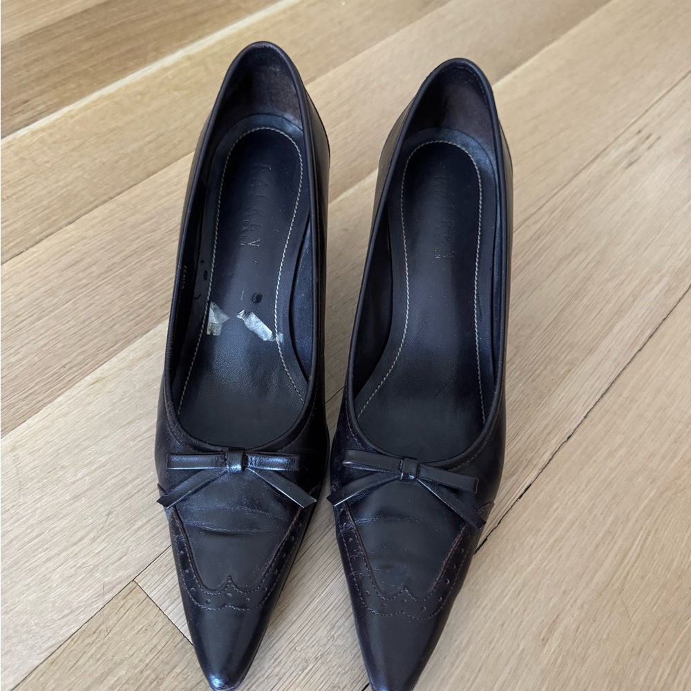 Vintage Ralph Lauren Dark Brown Pumps